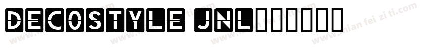 decostyle jnl字体转换